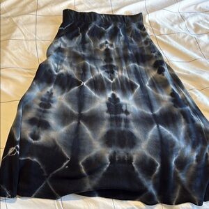 BLEUSALT  Tie-Dye midi A-line Women's Skirt
